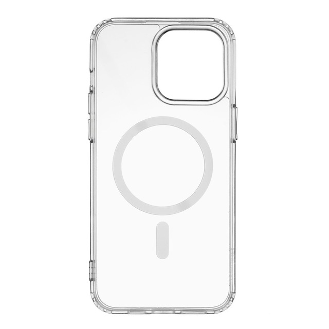 Чехол-накладка Rocket Prime MagSafe Case для смартфона Apple iPhone 15 Pro Max (Цвет: Crystal Clear)