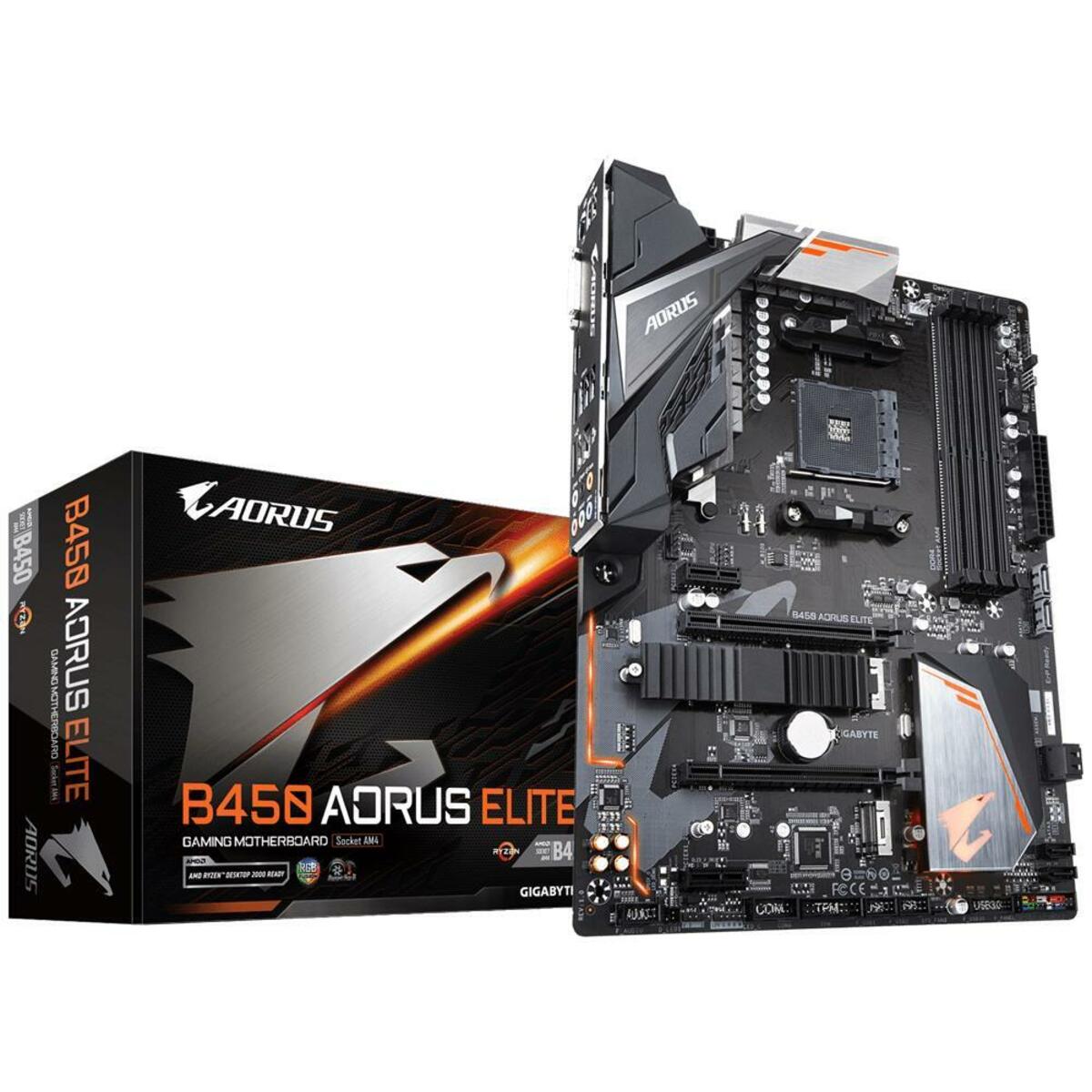 Материнская плата Gigabyte B450 AORUS ELITE