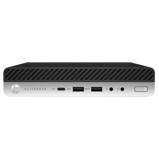 ПК HP EliteDesk 705 G5 DM Ryzen 5 PRO 3400 (3.3) / 8Gb / SSD256Gb / Vega 11 / Windows 10 Professional 64 / GbitEth / WiFi / BT / 65W / клавиатура / мышь / черный