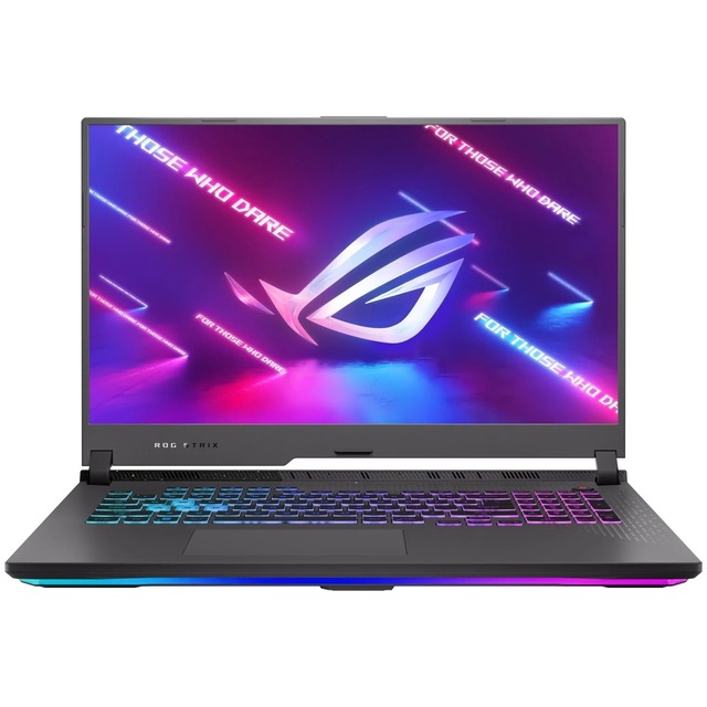 Ноутбук ASUS ROG STRIX G17 G713RM-LL122, AMD Ryzen 9 6900HX, RAM 16 ГБ, SSD 512 ГБ, NVIDIA GeForce RTX 3060, без ОС, 90NR08K5-M006L0, серый