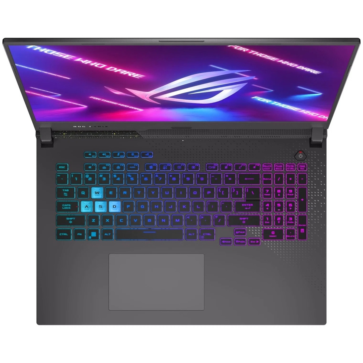 Ноутбук ASUS ROG STRIX G17 G713RM-LL122, AMD Ryzen 9 6900HX, RAM 16 ГБ, SSD 512 ГБ, NVIDIA GeForce RTX 3060, без ОС, 90NR08K5-M006L0, серый