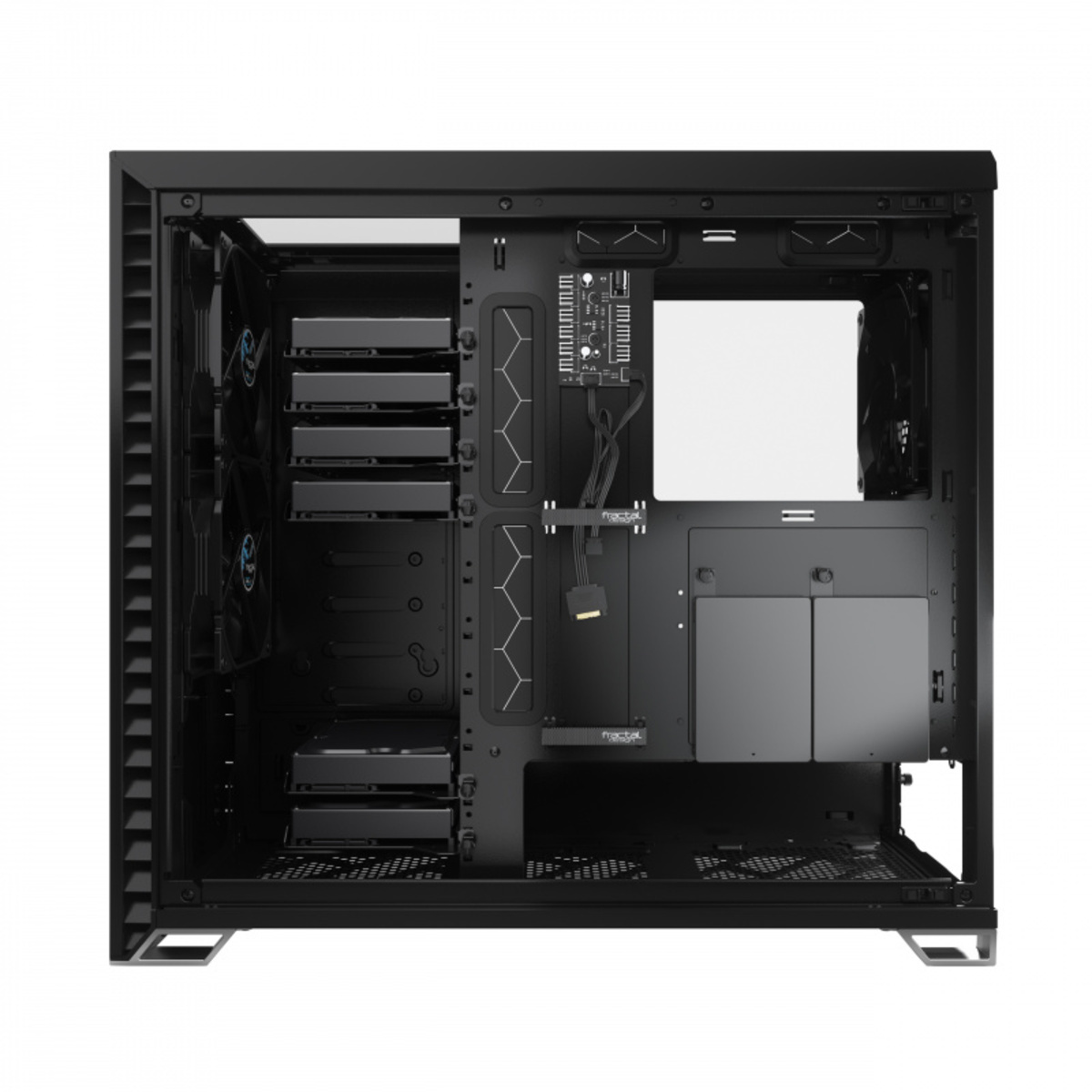 Корпус Fractal Design Vector RS Blackout TG E-ATX (Цвет: Black)