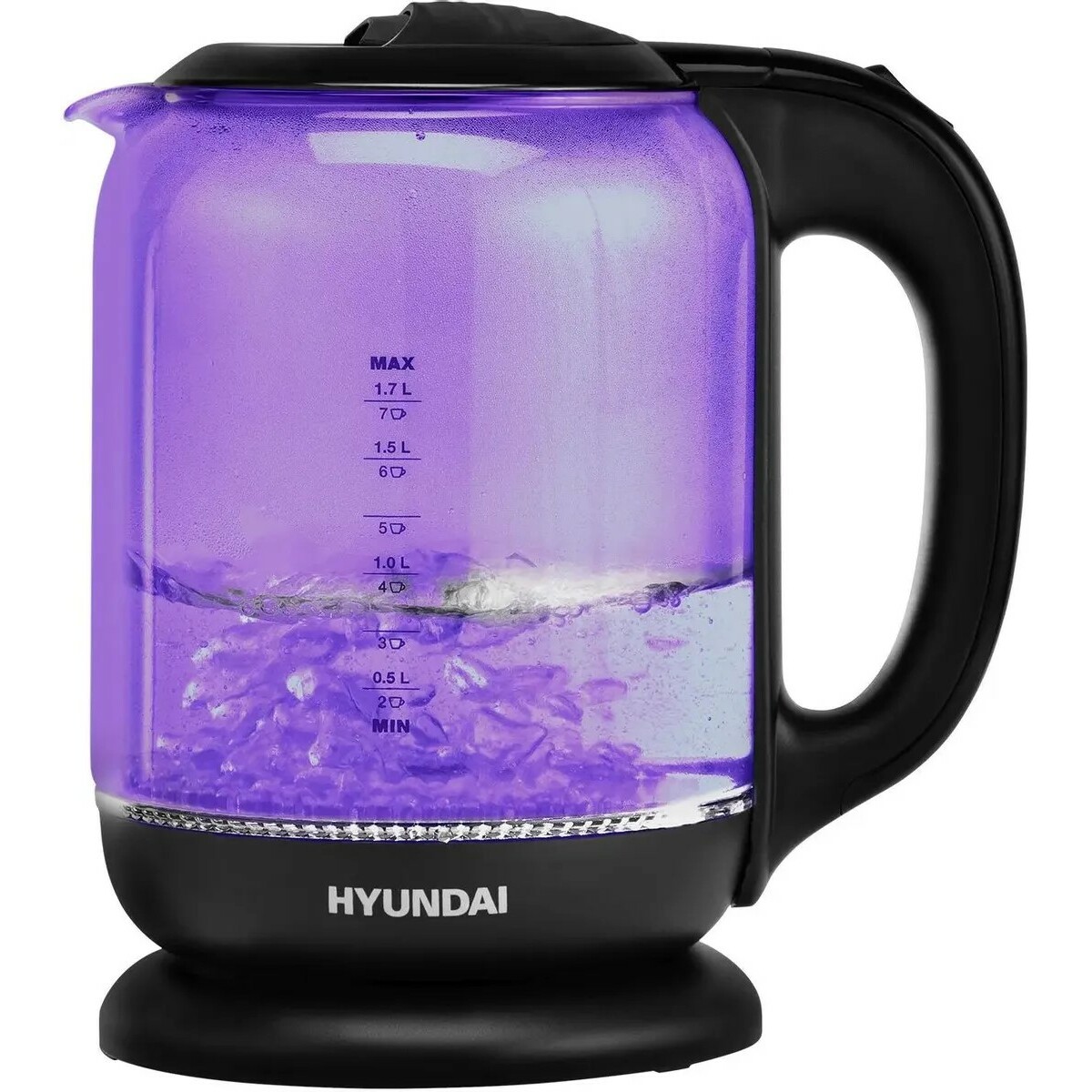 Чайник электрический Hyundai HYK-G5809 (Цвет: Purple/Black)