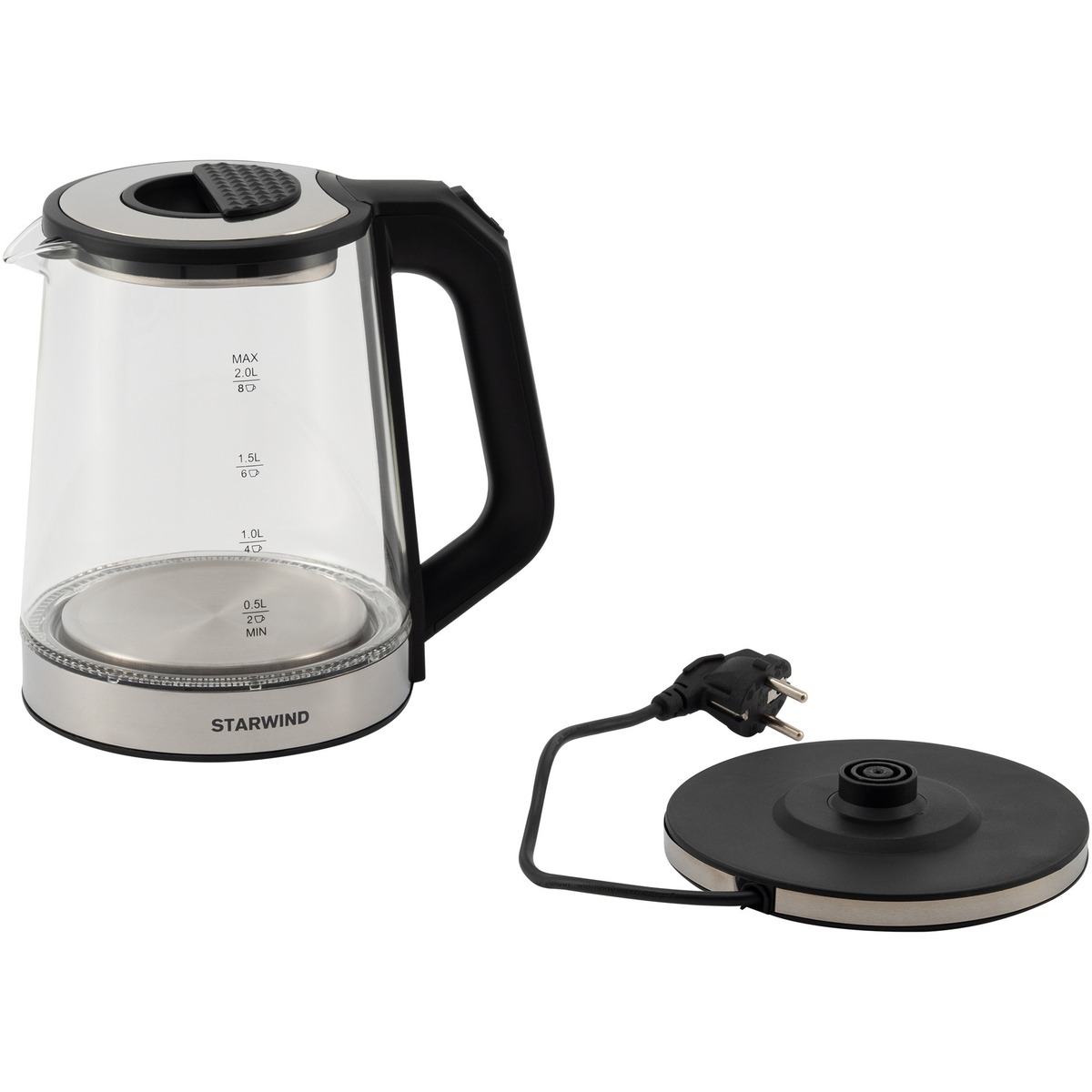 Чайник Starwind SKG5778 (Цвет: Black / Silver)