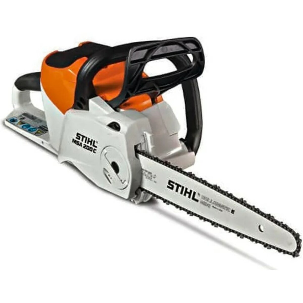 Электрическая цепная пила Stihl MSA 200 C-BQ (Цвет: Orange/Gray)