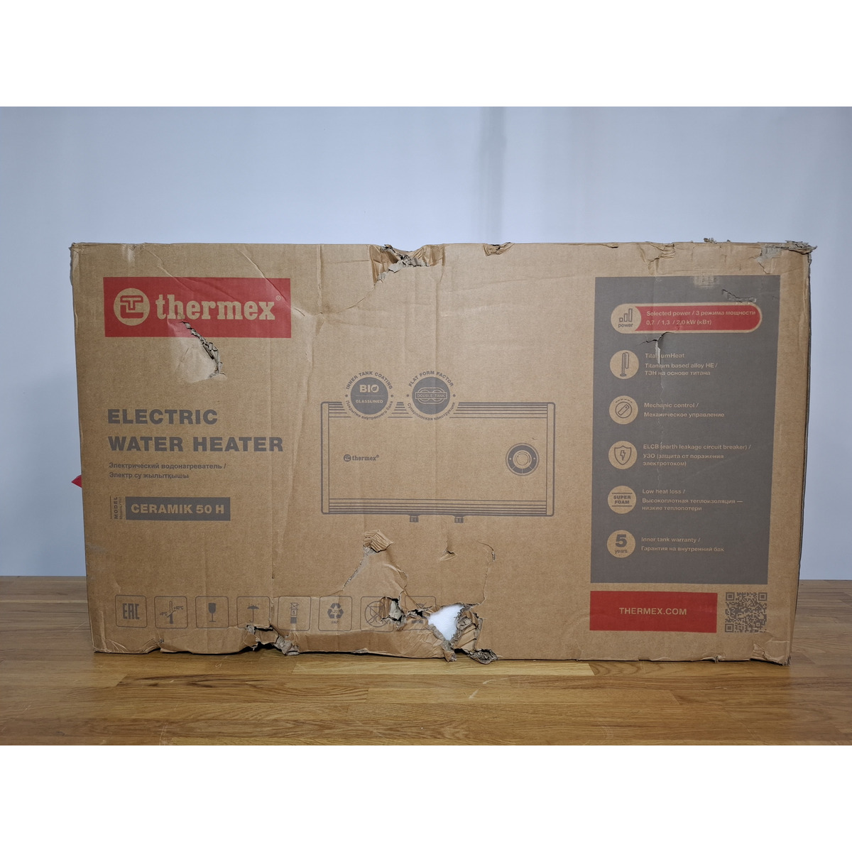 Водонагреватель Thermex Dogma 80 V (Цвет: Gray)