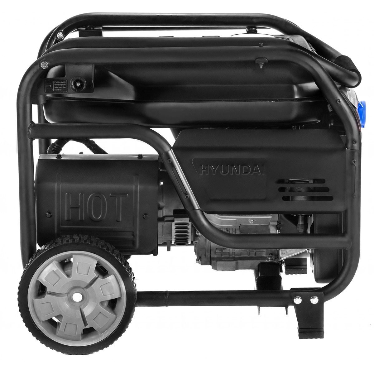 Генератор Hyundai HHY 10050FE ATS 8.5кВт, черный