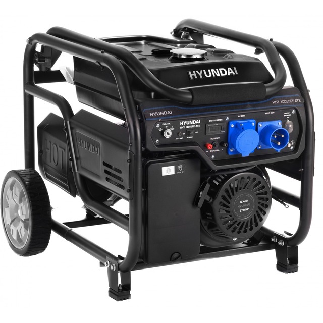 Генератор Hyundai HHY 10050FE ATS 8.5кВт, черный