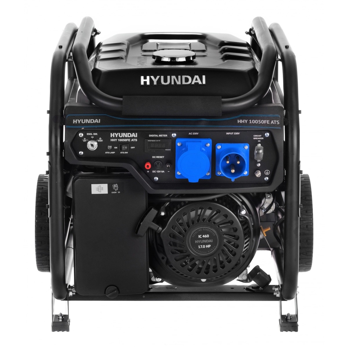 Генератор Hyundai HHY 10050FE ATS 8.5кВт, черный