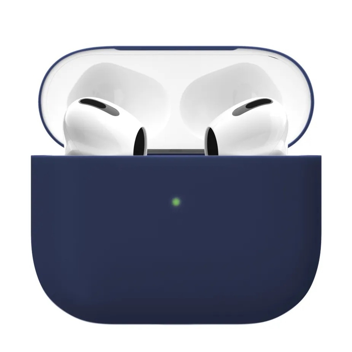 Чехол силиконовый VLP Silicone Case Soft Touch для Apple AirPods 3 (Цвет: Dark Blue)