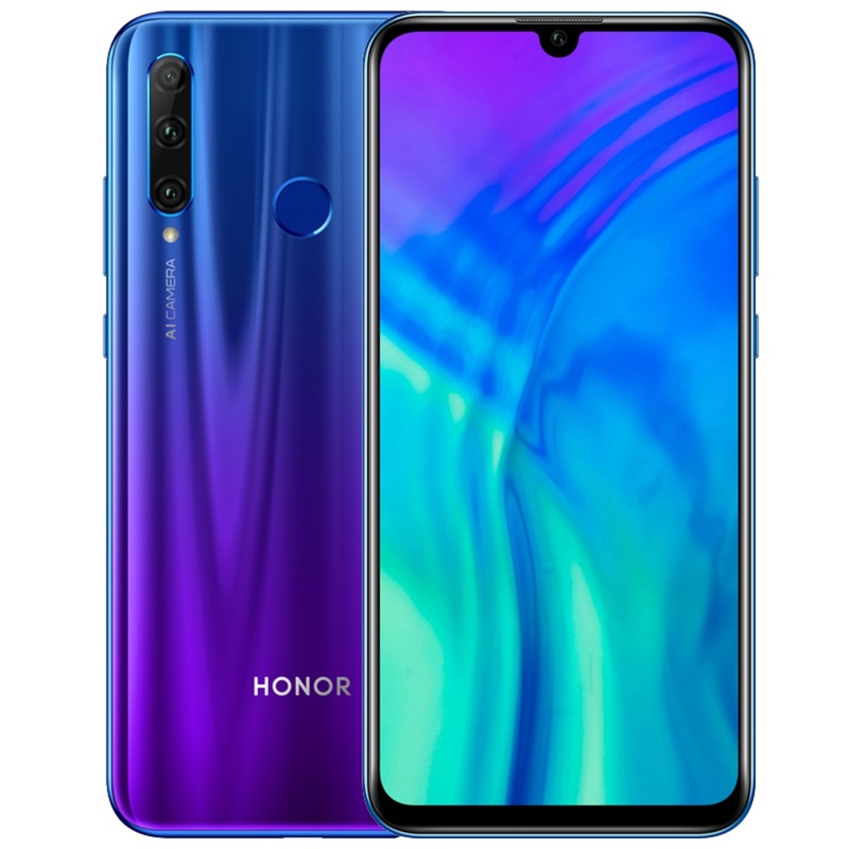 Смартфон Honor 20 Lite 4 / 128Gb Global (NFC) (Цвет: Phantom Blue)