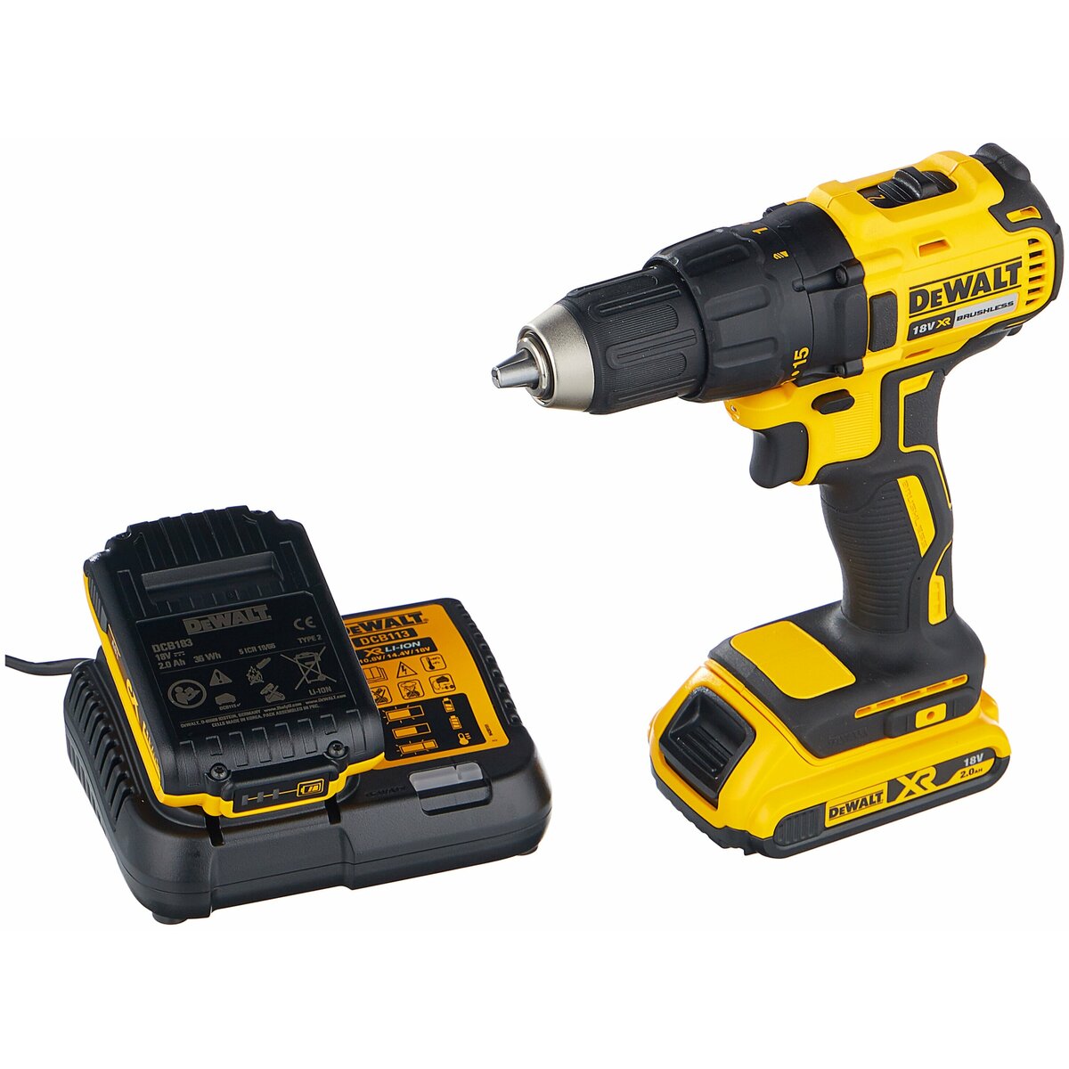 Шуруповерт DeWalt DCD777D2T (Цвет: Yellow)