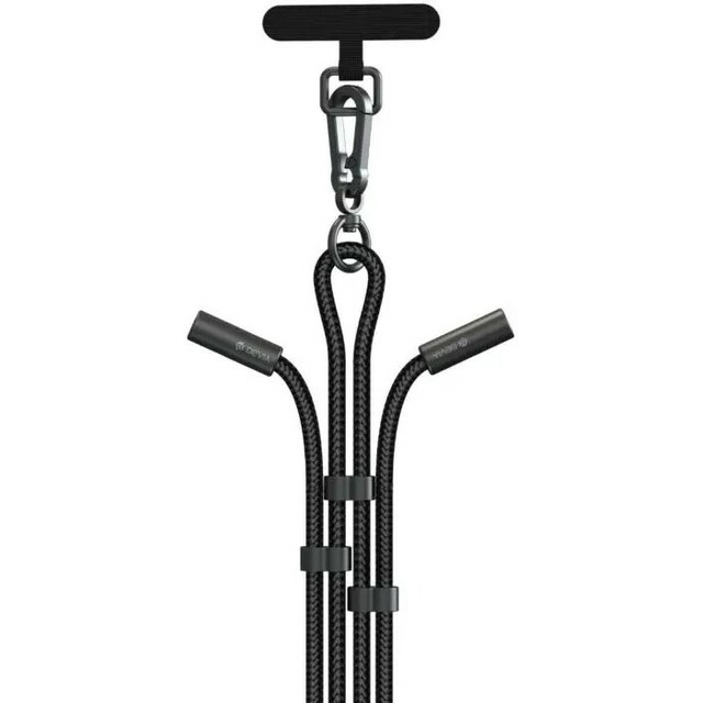 Кабель Devia Woven Fast Cable Adjustable Lanyard Type-C to Lightning 1.6m, черный