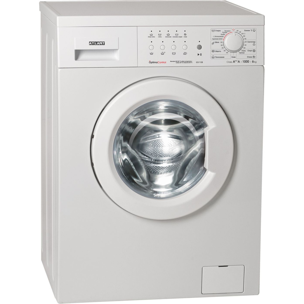 Стиральная машина ATLANT СМА-60 У 108-000 (Цвет: White)