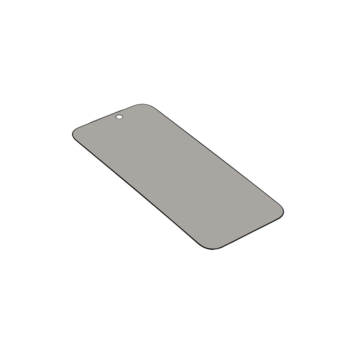 Cтекло защитное BERTIX для Iphone 15 Pro Max, антишпион
