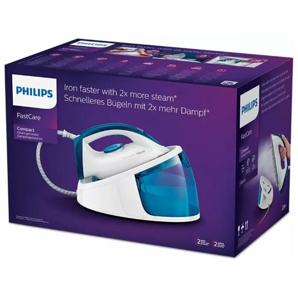 Паровая станция Philips GC6722/20 (Цвет: White/Blue)