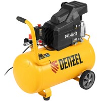 Компрессор поршневой Denzel DK1500/50 (Цвет: Yellow)
