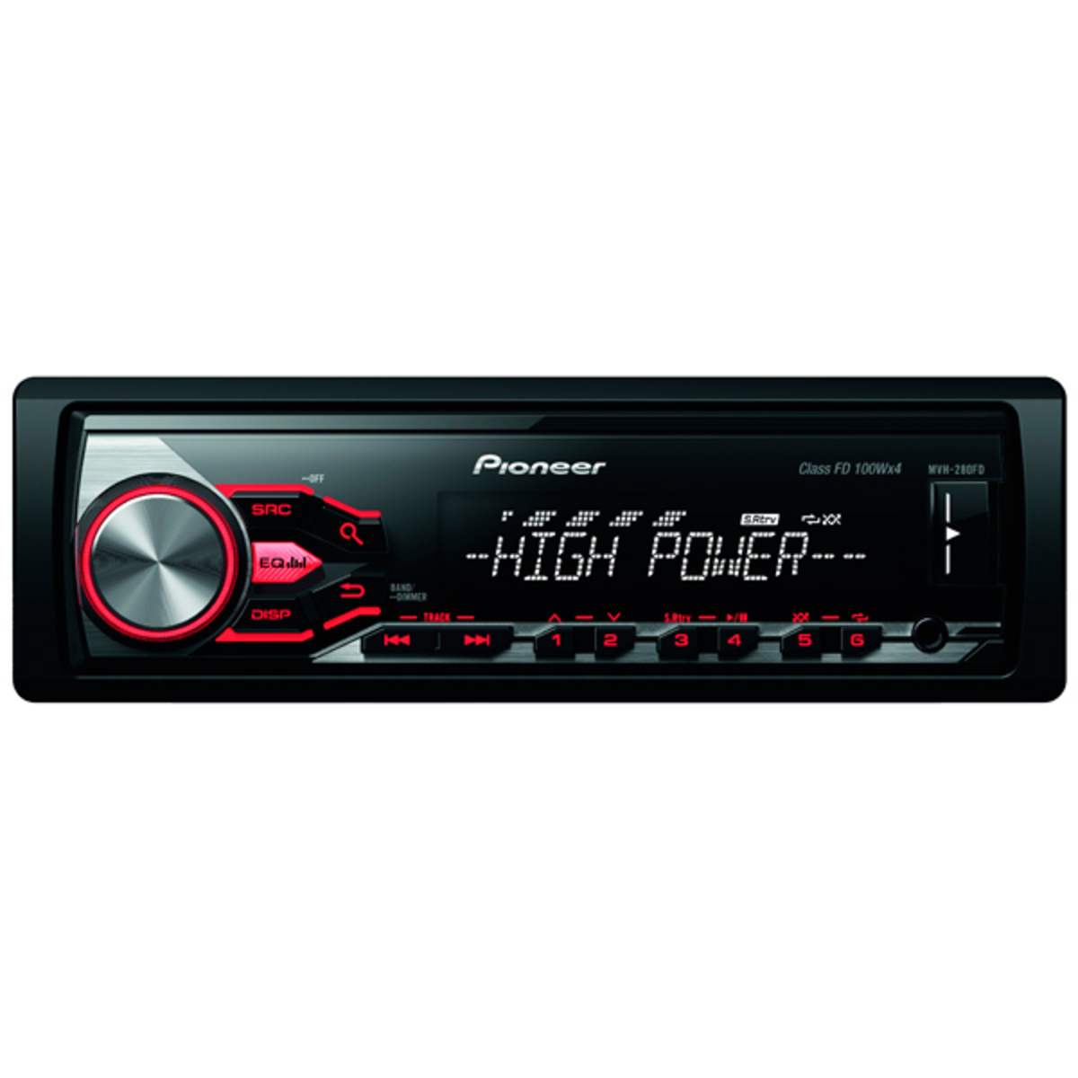 Автомагнитола Pioneer MVH-280FD (Цвет: Black)