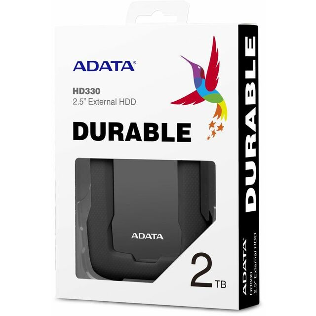 Жесткий диск A-Data USB 3.0 2Tb AHD330-2TU31-CBK HD330 DashDrive Durable 2.5 (Цвет: Black)