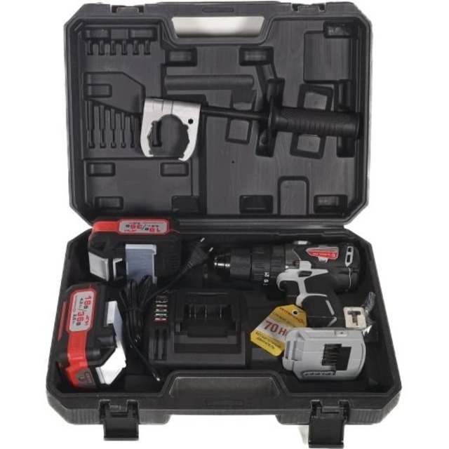 Дрель-шуруповерт Интерскол ДАУ-13 / 36В 70, черный