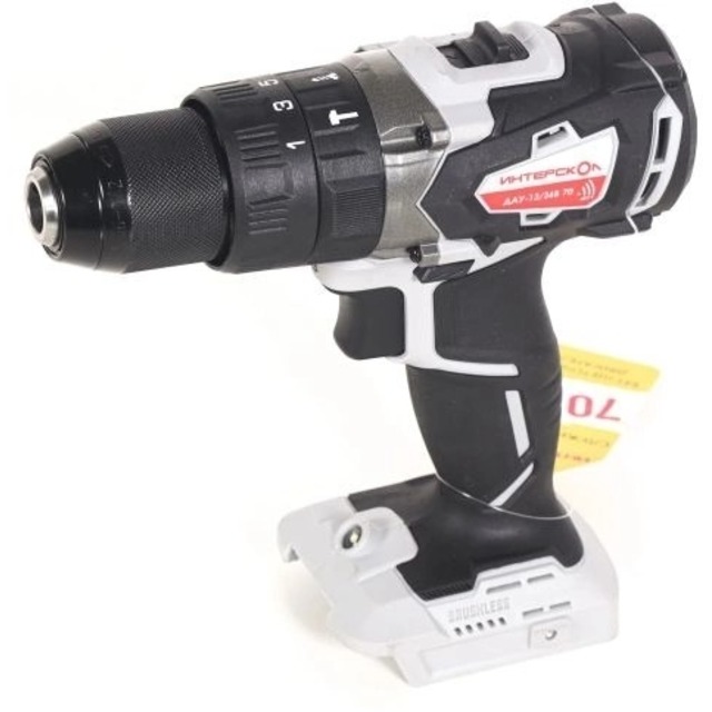 Дрель-шуруповерт Интерскол ДАУ-13 / 36В 70, черный