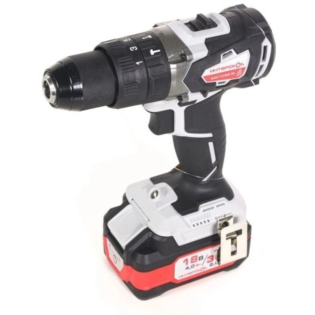 Дрель-шуруповерт Интерскол ДАУ-13 / 36В 70, черный