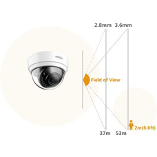Видеокамера IP Dahua Imou IPC-D42P-0360B-Imou (3.6 мм) (Цвет: White)