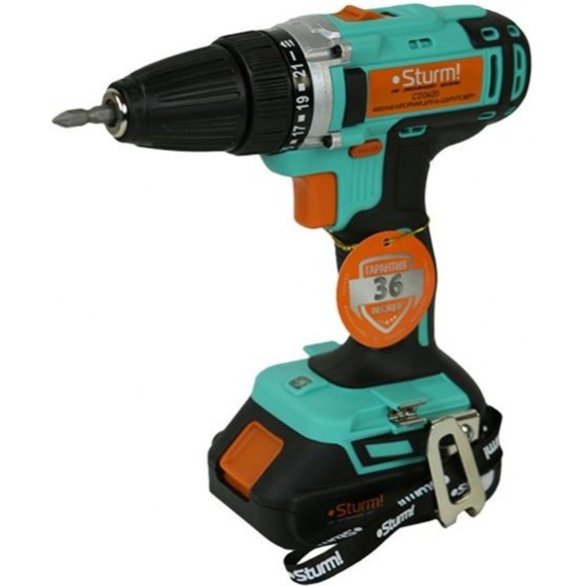 Дрель-шуруповерт Sturm! CD3620 (Цвет: Green)
