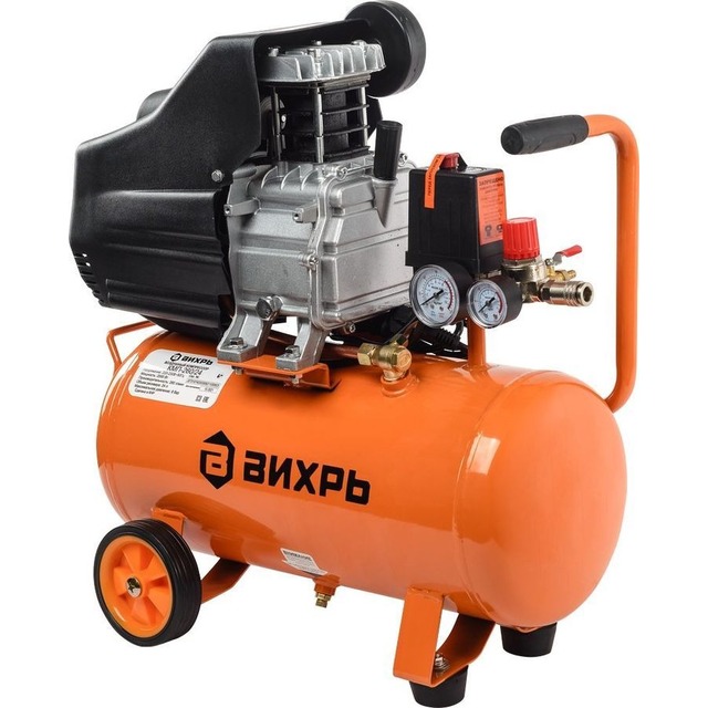 Компрессор поршневой Вихрь КМП-260 / 24 (Цвет: Orange)