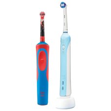 Набор электрических зубных щеток Oral-B PRO 500 и Oral-B Stages Power Звездные войны (Цвет: White / Blue)