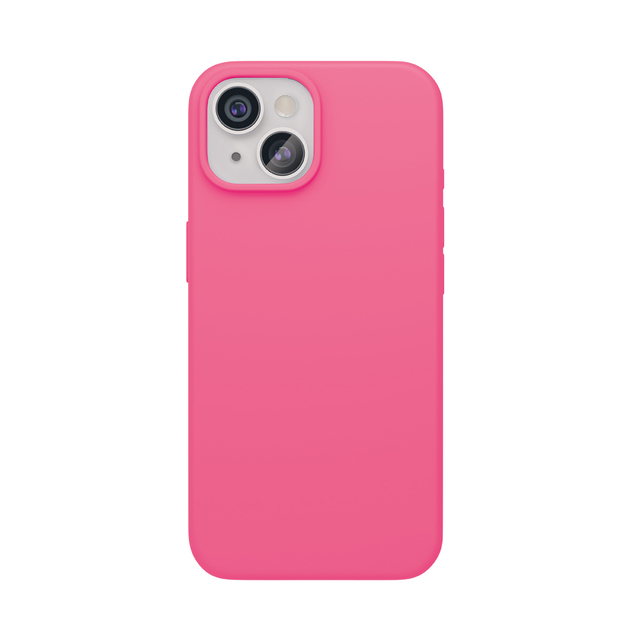 Чехол-накладка VLP Aster Case with MagSafe для смартфона Apple iPhone 15 (Цвет: Neon Pink)