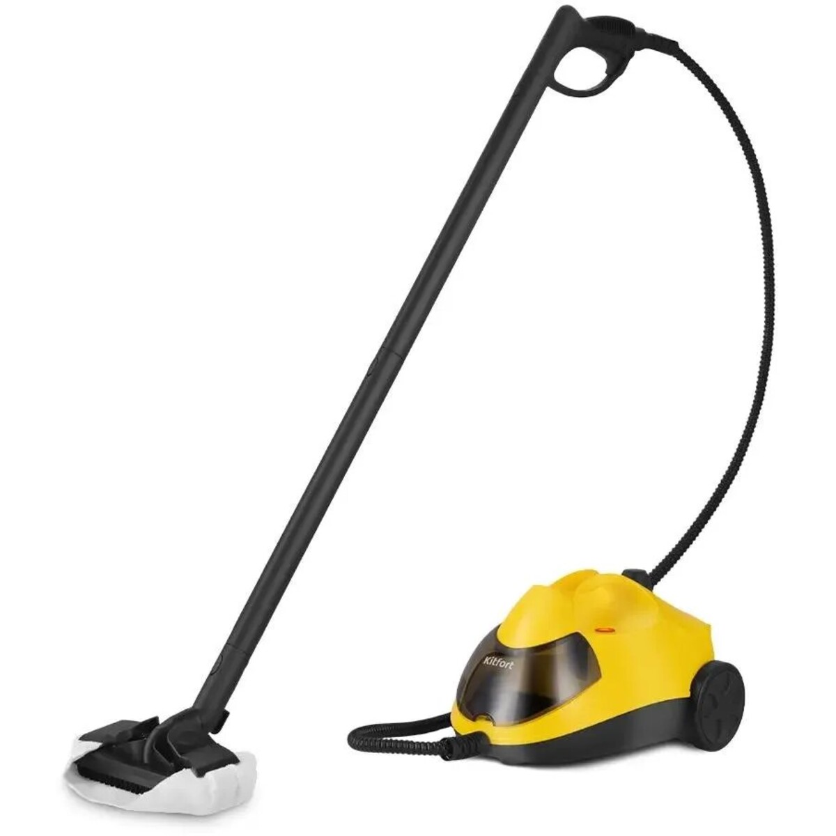 Пароочиститель напольный Kitfort КТ-9219 (Цвет: Yellow / Black)