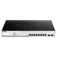 Коммутатор настраиваемый D-Link DGS-1210-10MP/F1A
