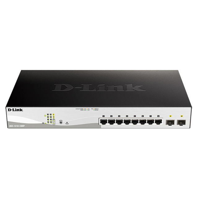 Коммутатор настраиваемый D-Link DGS-1210-10MP / F1A