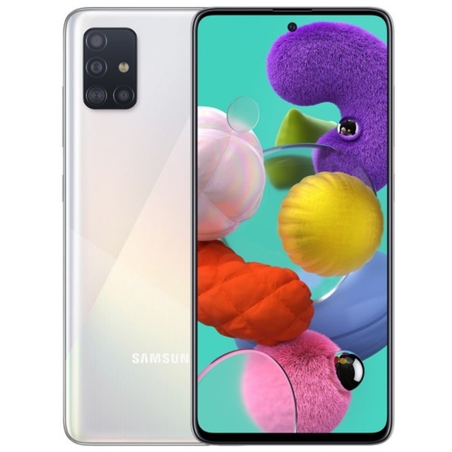 Смартфон Samsung Galaxy A51 SM-A515F / DSM 128Gb (NFC) (Цвет: Prism Crush White)