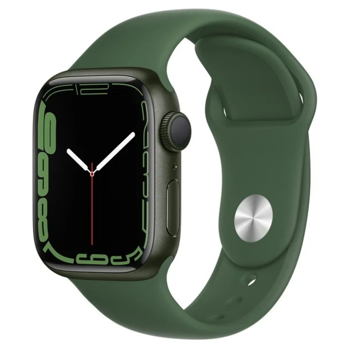 Умные часы Apple Watch Series 7 45mm Aluminum Case with Sport Band (Цвет: Green)