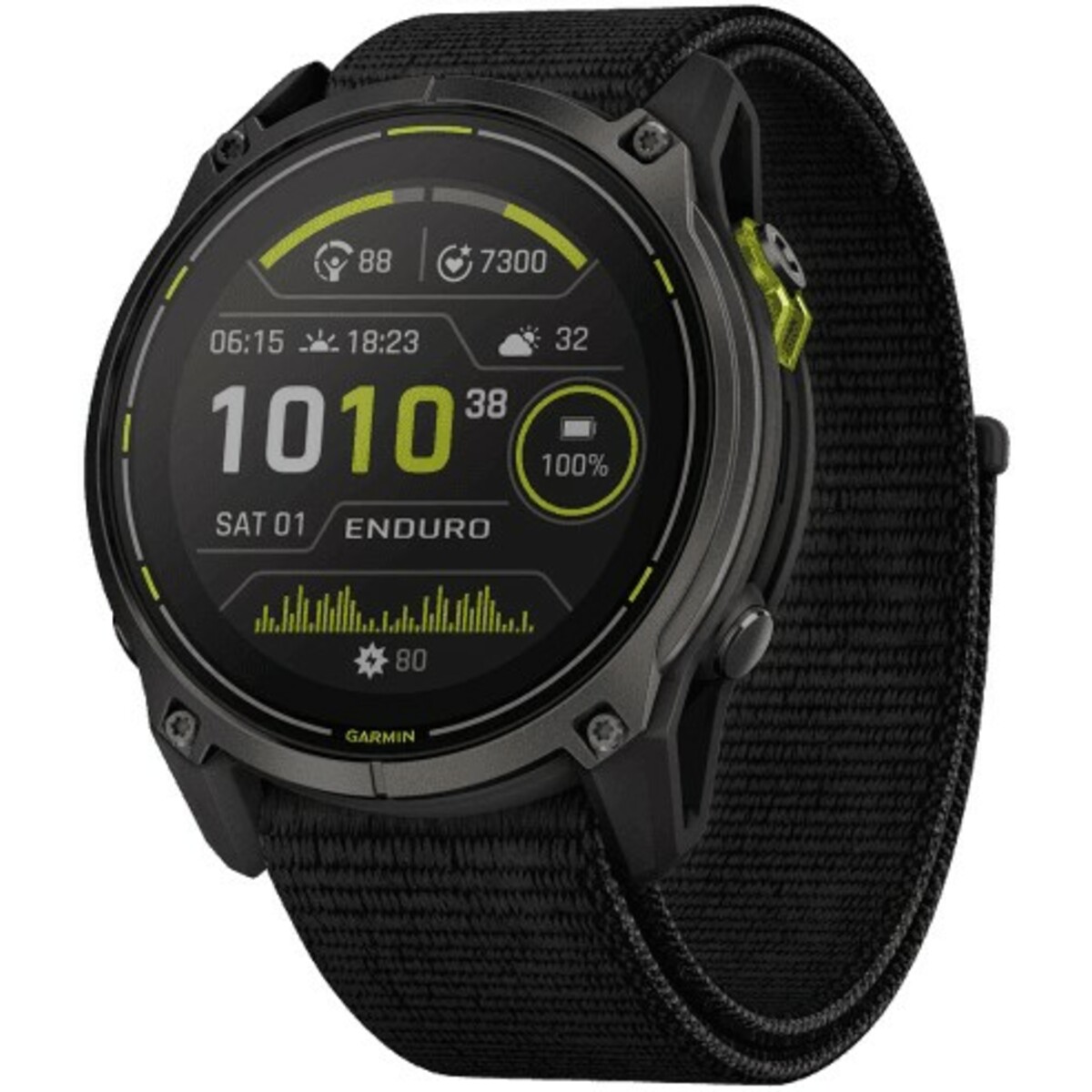 Умные часы Garmin Enduro 3 Sapphire Solar 51mm, черный