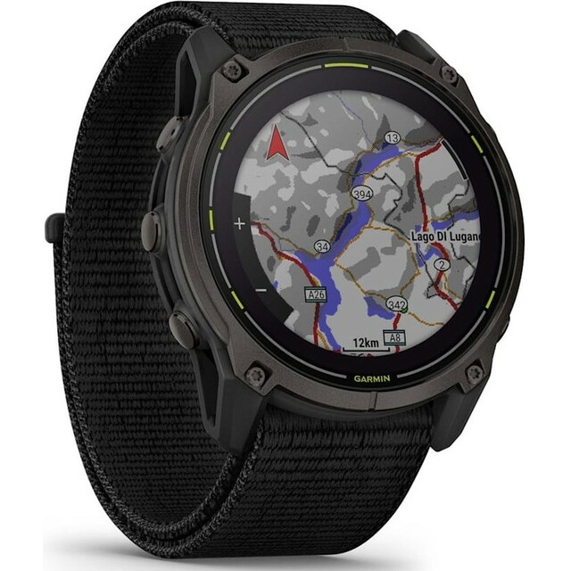 Умные часы Garmin Enduro 3 Sapphire Solar 51mm, черный