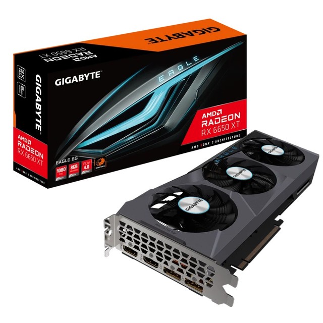 Видеокарта GIGABYTE Radeon RX 6650 XT EAGLE 8G (GV-R665XTEAGLE-8GD)