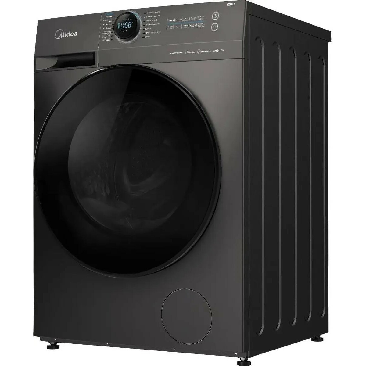 Стиральная машина Midea MF200W90WBS/S-RU, черный