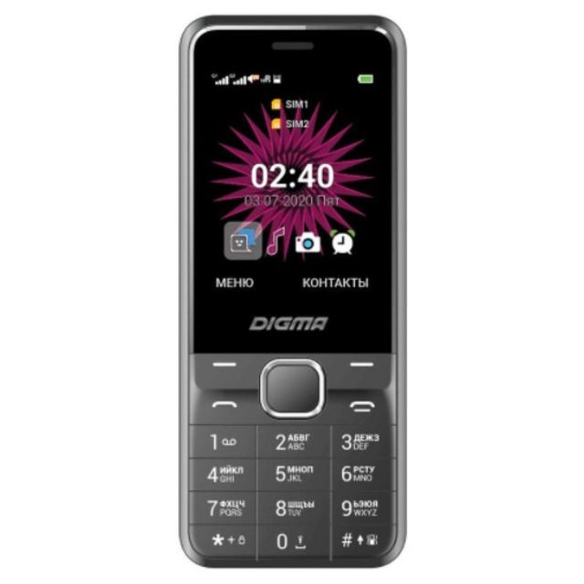 Мобильный телефон Digma Linx A241 (Цвет: Gray)