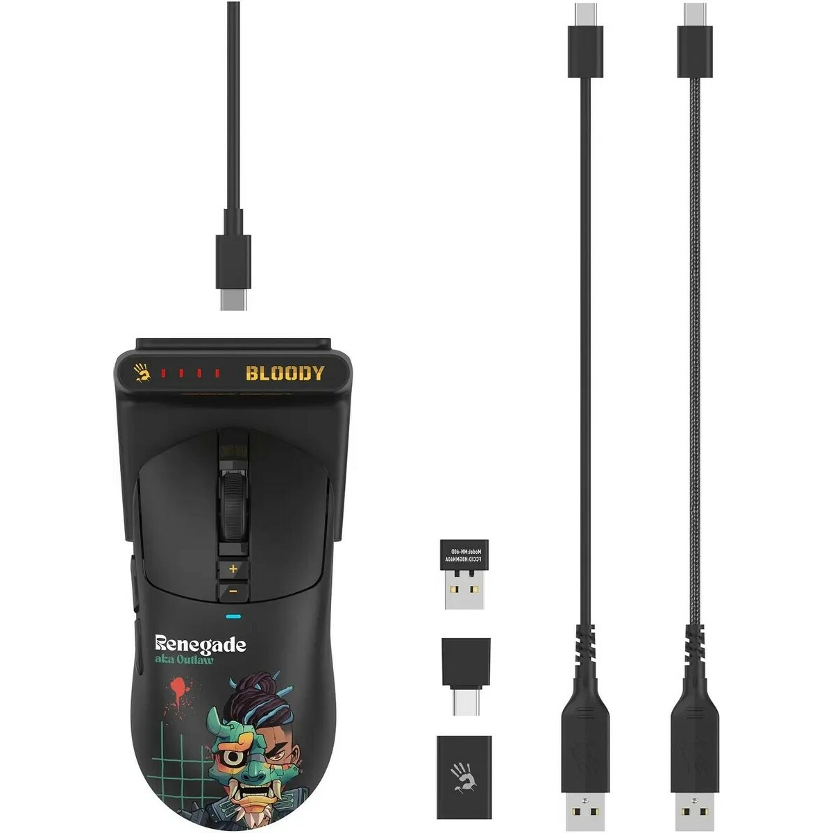 Мышь A4Tech Bloody R72 Ultra Duo, черный