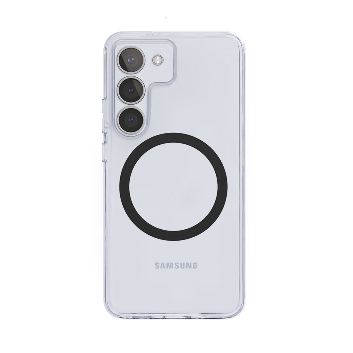 Чехол-накладка VLP Puro Case with MagSafe для смартфона Samsung Galaxy S24 (Цвет: Transparent)