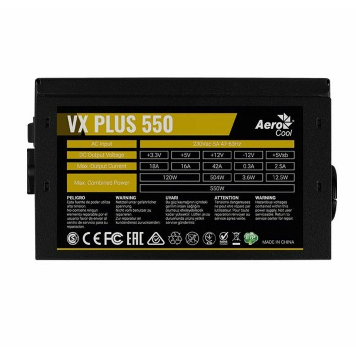 Блок питания Aerocool ATX 550W VX PLUS 550W