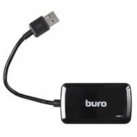 Разветвитель USB 3.0 Buro BU-HUB4-U3.0-S  (Цвет: Black)