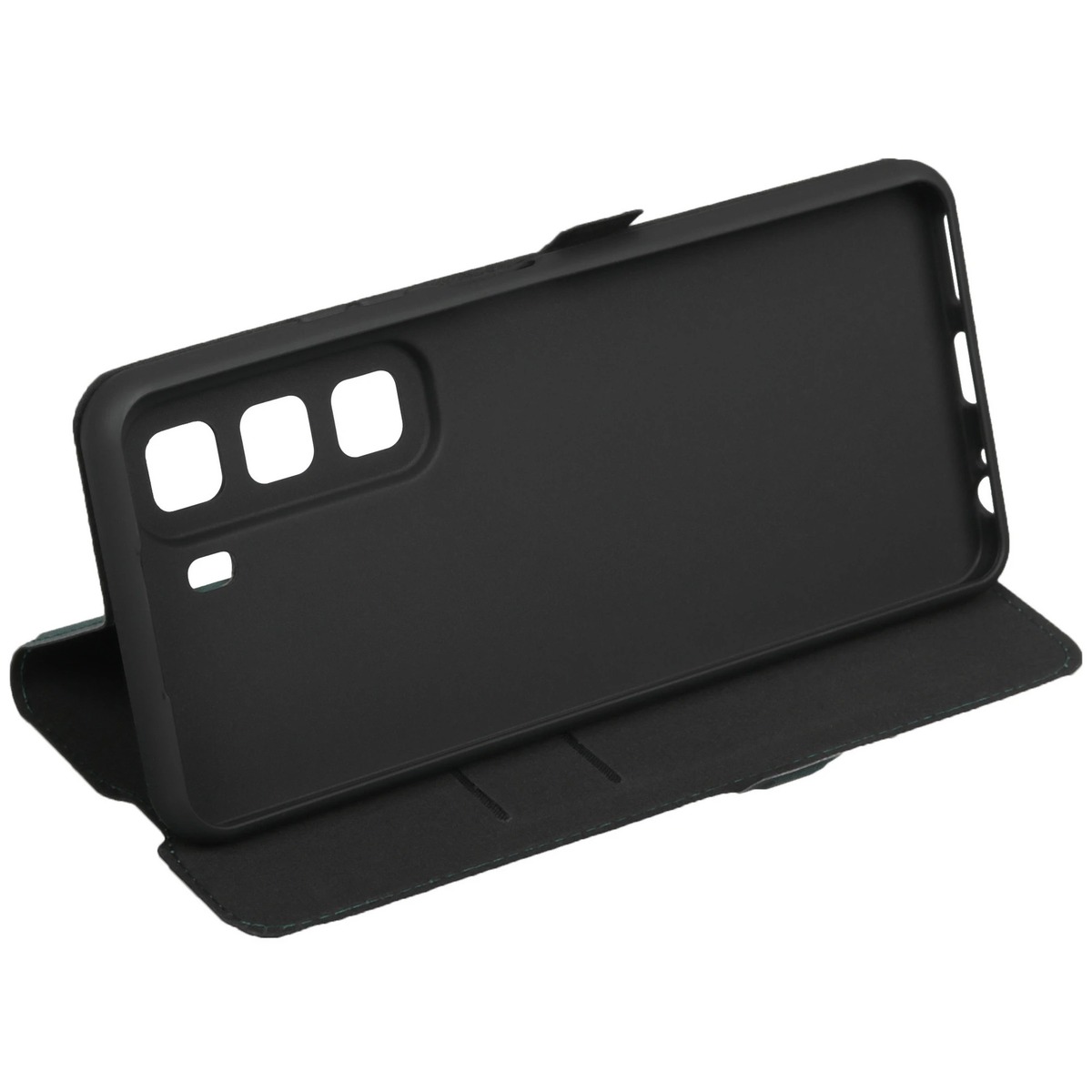 Чехол-книжка Borasco Book Case для смартфона Infinix HOT 50 (Цвет: Зеленый Опал)