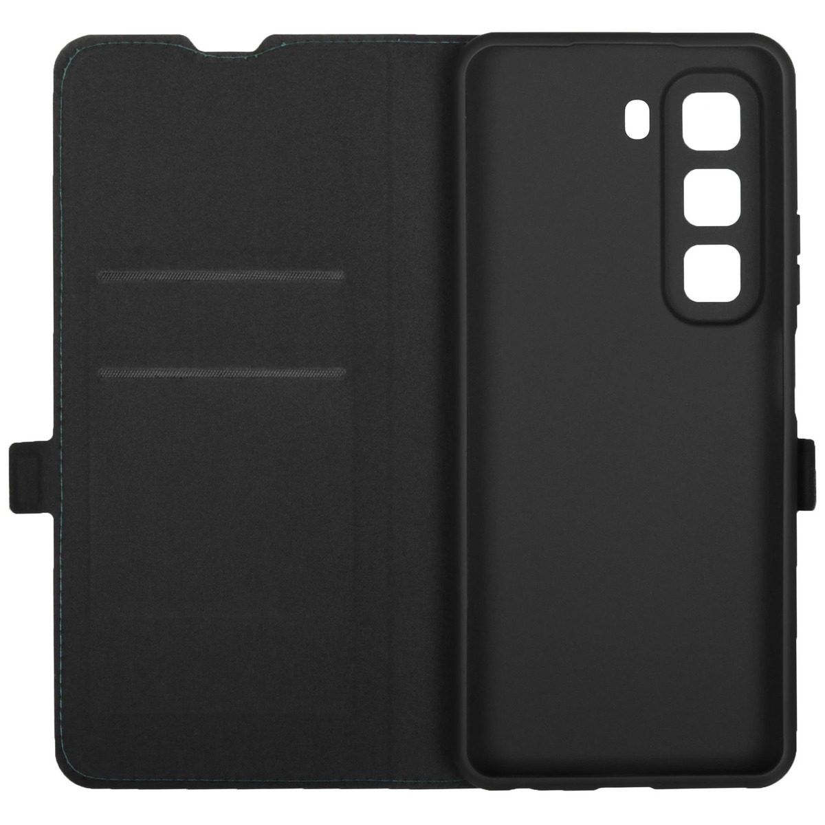 Чехол-книжка Borasco Book Case для смартфона Infinix HOT 50 (Цвет: Зеленый Опал)