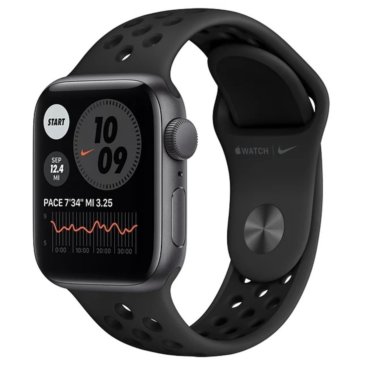 Умные часы Apple Watch SE GPS 40mm Aluminum Case with Nike Sport Band (Цвет: Space Gray/Anthracite/Black)