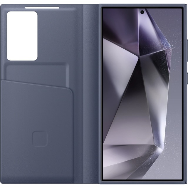 Чехол-книжка Samsung Smart View Wallet Case для смартфона Samsung Galaxy S24 Ultra (Цвет: Purple)