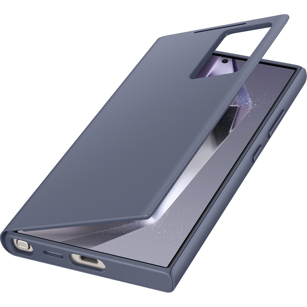 Чехол-книжка Samsung Smart View Wallet Case для смартфона Samsung Galaxy S24 Ultra (Цвет: Purple)